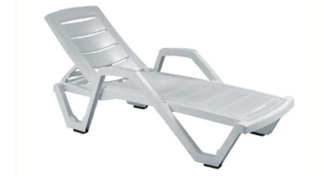 Baja Resin Lounger White