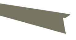 Roof Edge Aluminum 10' Sable